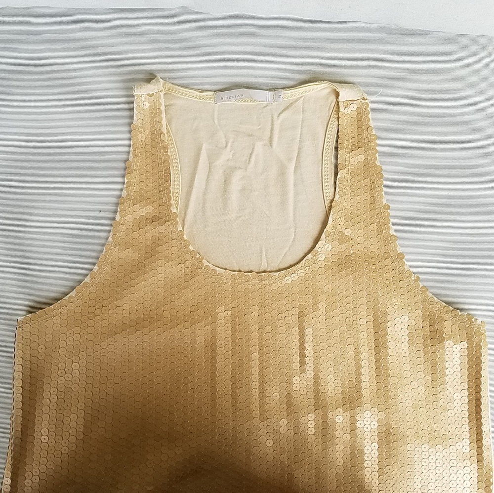 Siberian sequin tank size M